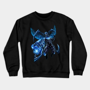 Blue Scarab beetle Hero Crewneck Sweatshirt